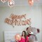 Rose Gold Balloons Happy Birthday Balloons Banner 16 Inch Aluminum film Letters Balloons for Party Decoration Scene Arrangement Balloon Birthday Event Celebration Decorations